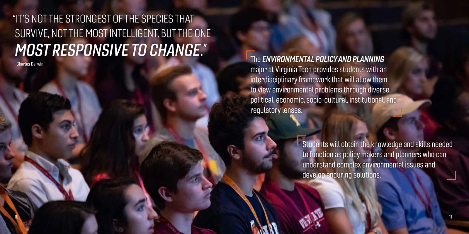 The EPP major at Virginia Tech Provides Students with an Interdisciplinary Framework