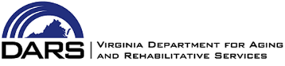 Virginia Department for Aging and rehabilitation services logo- links to website