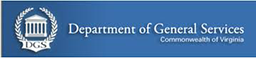 virginia department of general services logo- links to website