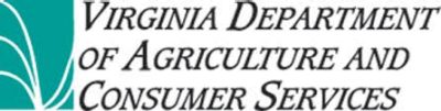 Virginia Department of Agriculture and Consumer Services logo- links to website