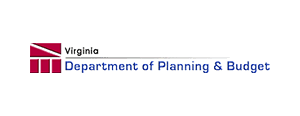 Virginia Department of Planning and Budget logo- links to website