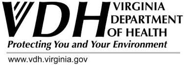 Virginia Department of Health logo- links to website