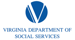 Virginia Department of Social Services logo- links to website